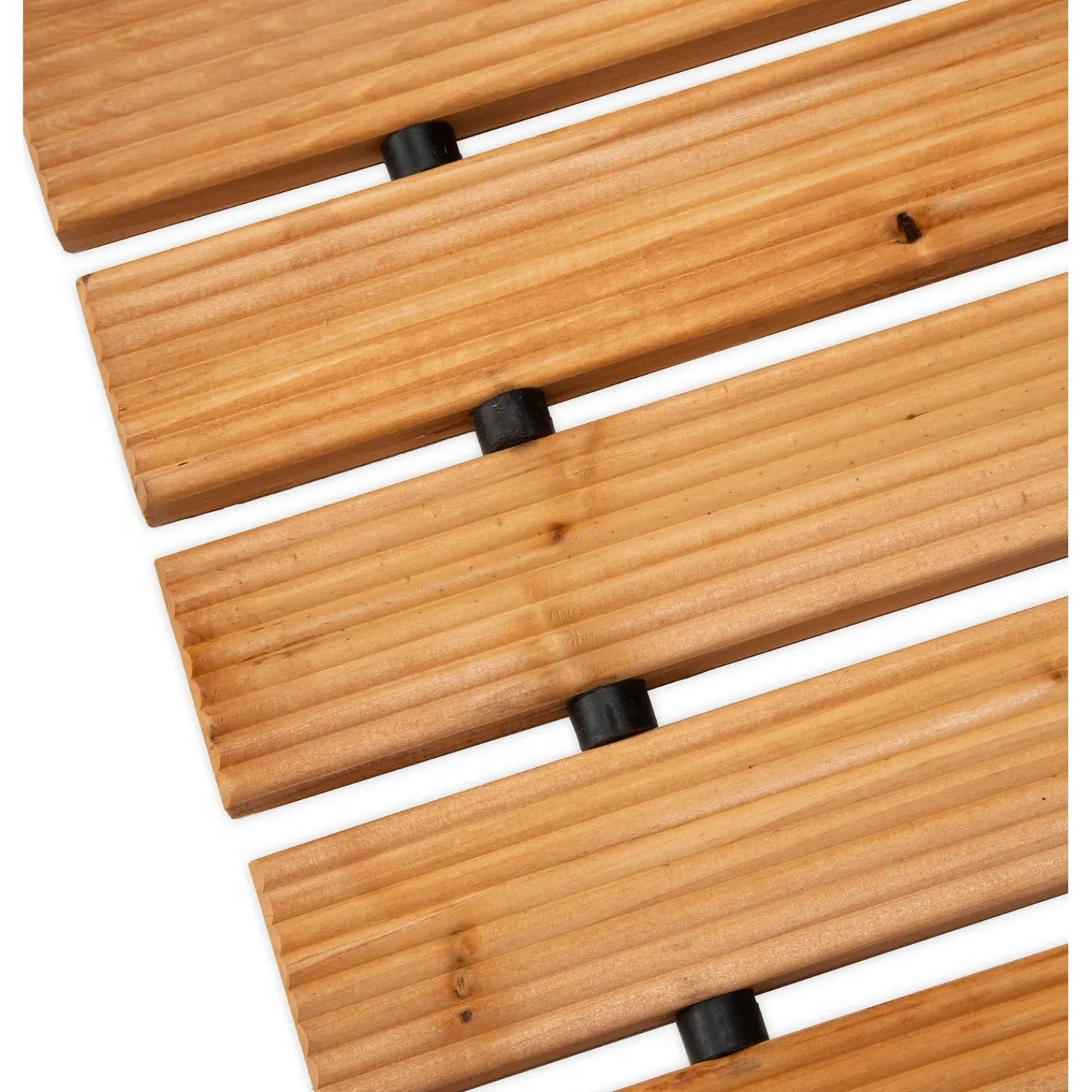 Plow & Hearth Garden Fencing & Edging|Pathways & Stepping Stones>8' Portable Roll-Out Straight Hardwood Pathway