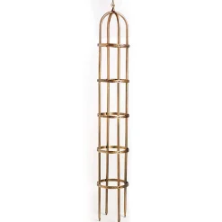 Plow & Hearth Arbors & Trellises>8' Powder-Coated Steel Garden Obelisk AntiqueCopper