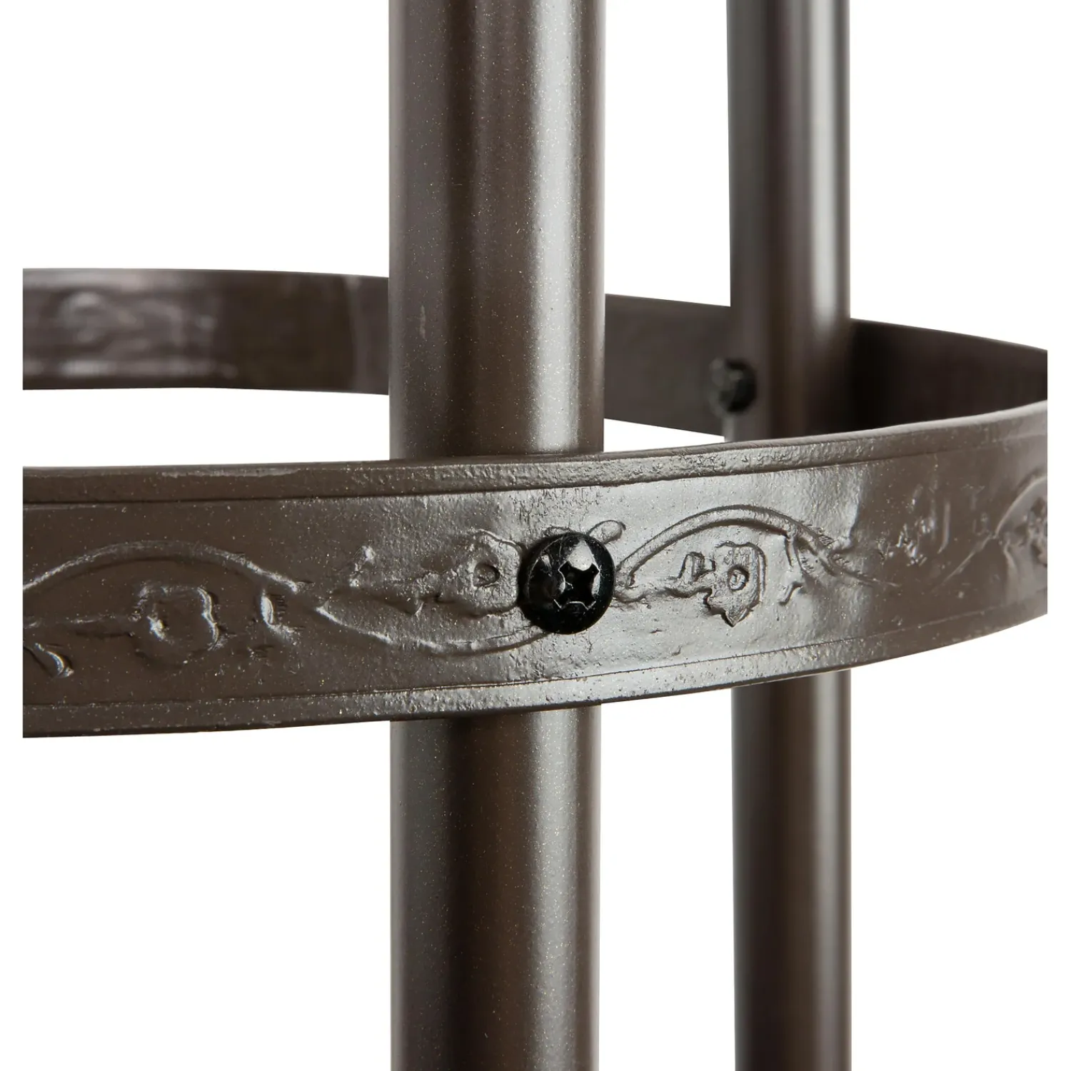 Plow & Hearth Arbors & Trellises>8' Powder-Coated Steel Garden Obelisk Bronze