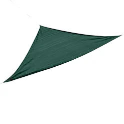 Plow & Hearth Shades & Umbrellas>16.5' x 8' LED Triangle Solar Sail, Large