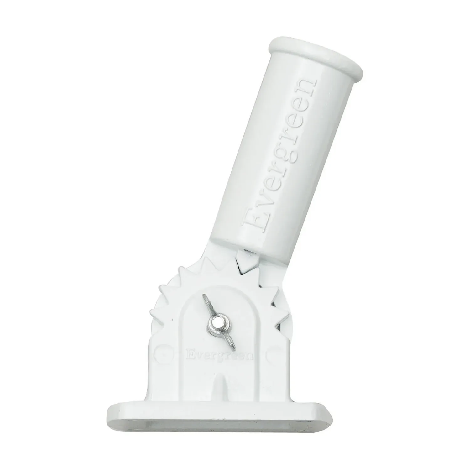 Plow & Hearth Flag Accessories>Adjustable Aluminum House Flag Bracket, White Finish