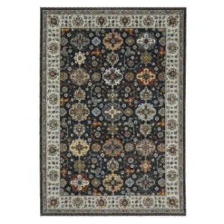 Plow & Hearth Area Rugs>Alexandria Traditional Polyester Rug, 9' x 12'