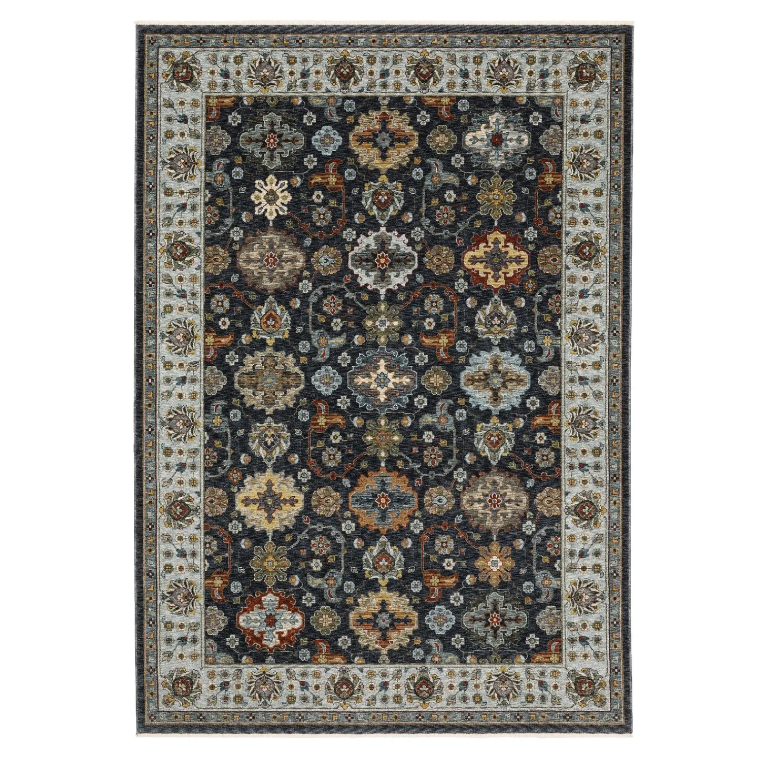 Plow & Hearth Area Rugs>Alexandria Traditional Polyester Rug, 9' x 12'