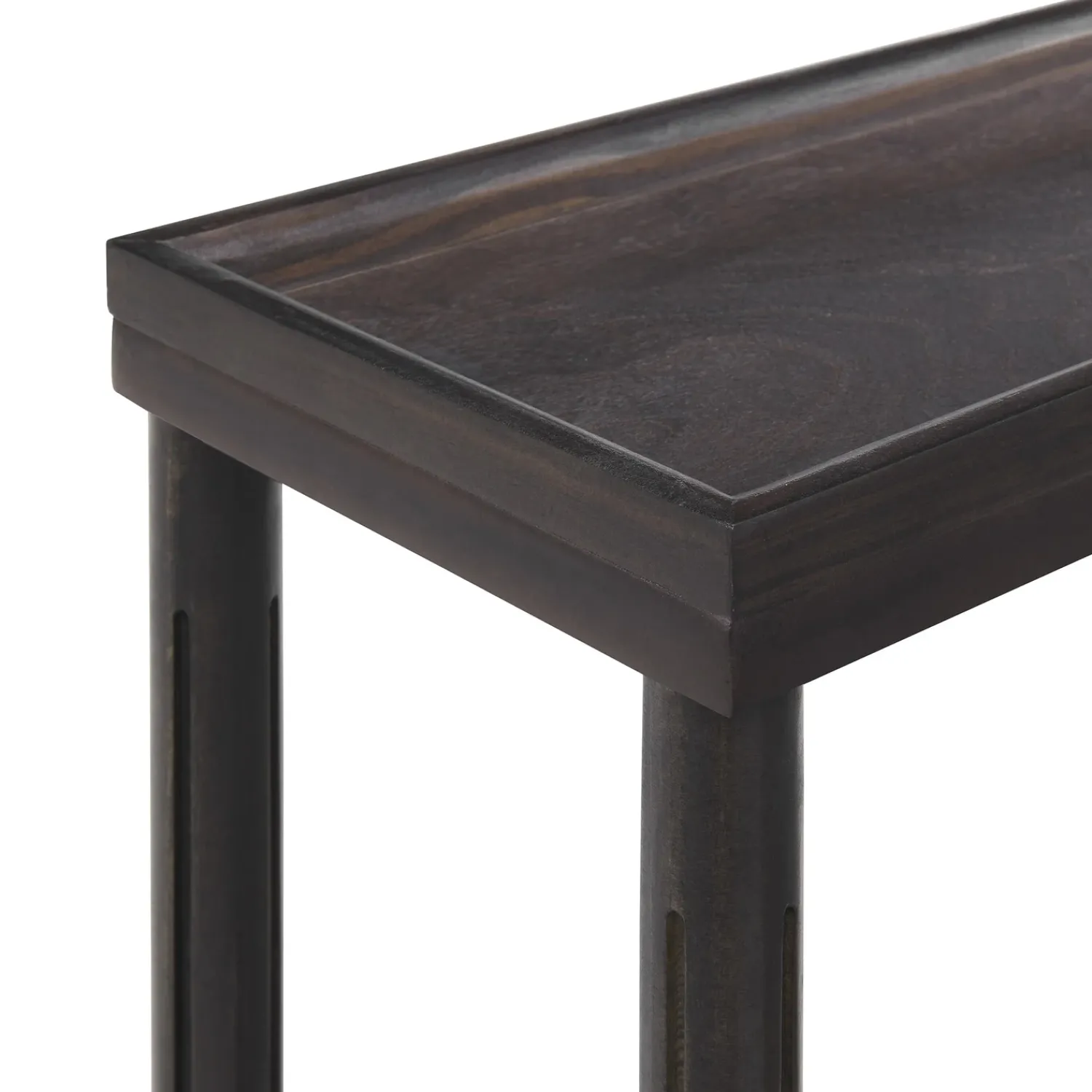 Plow & Hearth Accent Tables>Allison Slim Wood Side Tables, Set of 2