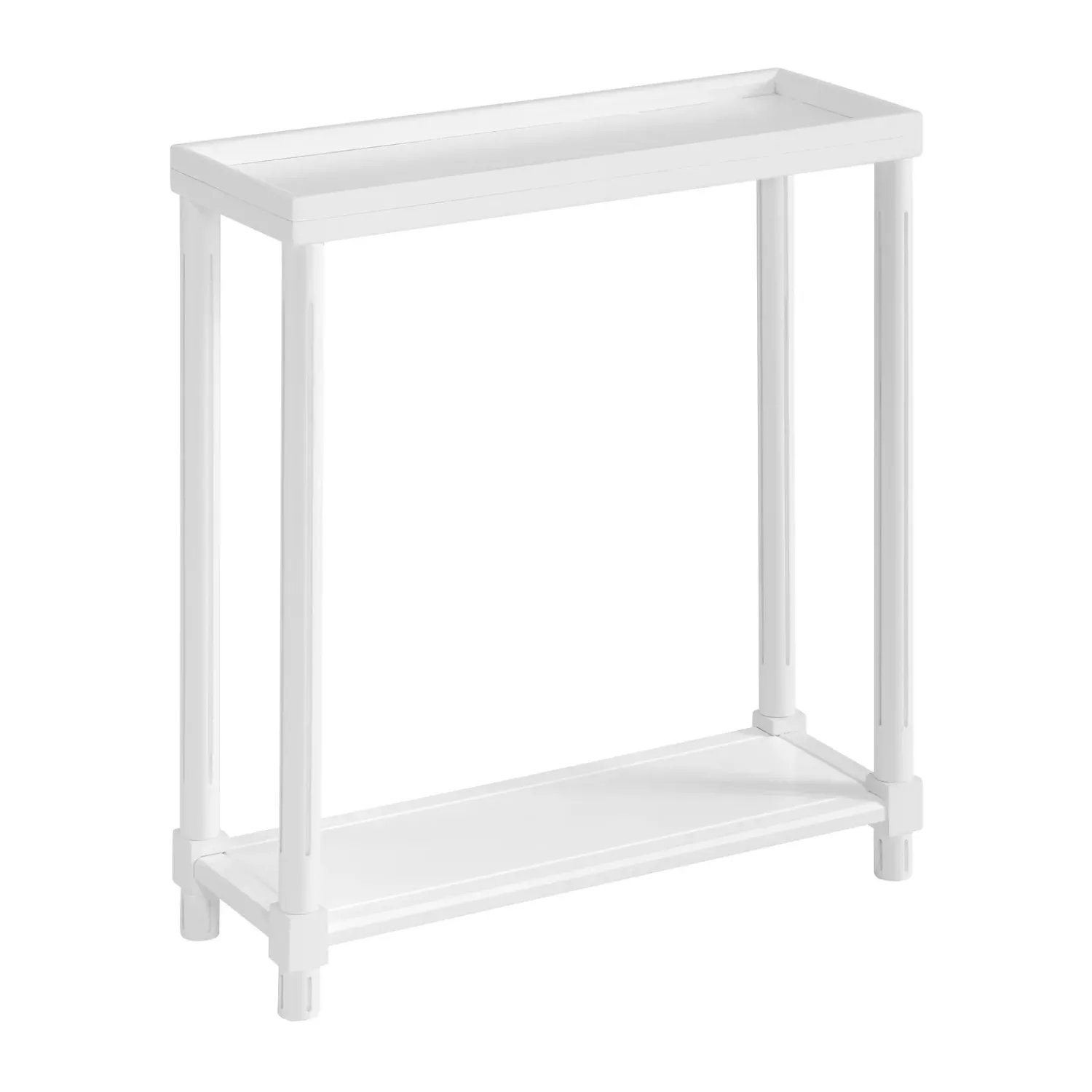 Plow & Hearth Accent Tables>Allison Slim Wood Side Tables, Set of 2
