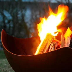 Plow & Hearth Fire Pits|Fire Pits>American-Made Firepit Art Manta Ray Fire Pit