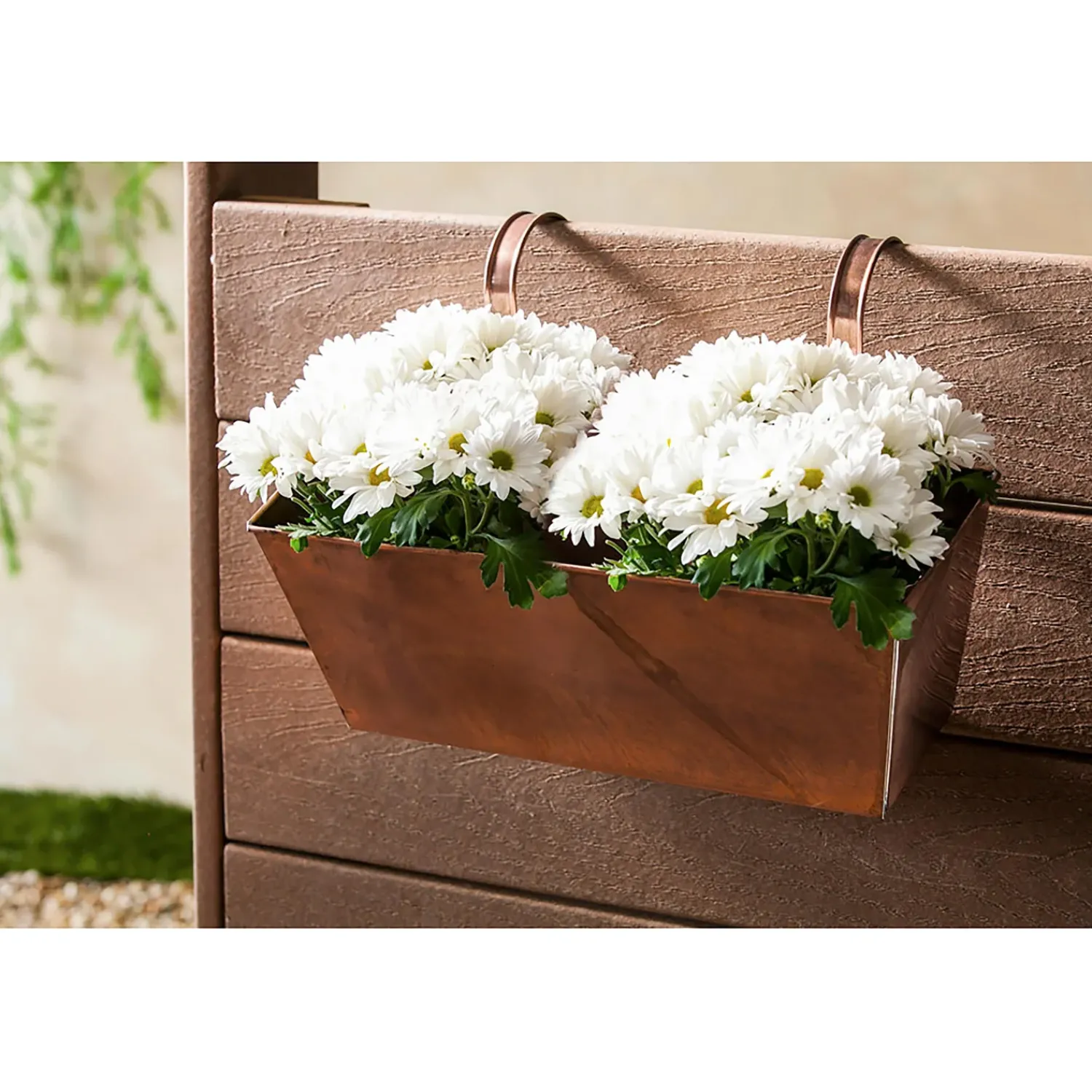 Plow & Hearth Planters & Plant Stands>Antique Copper Hanging Planter