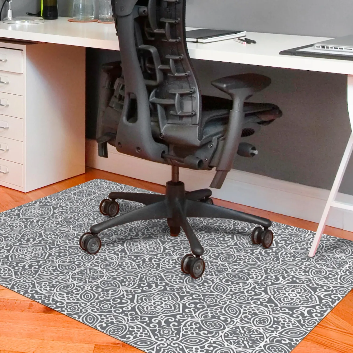 Plow & Hearth Area Rugs>Arabesque Desk Chair Mat
