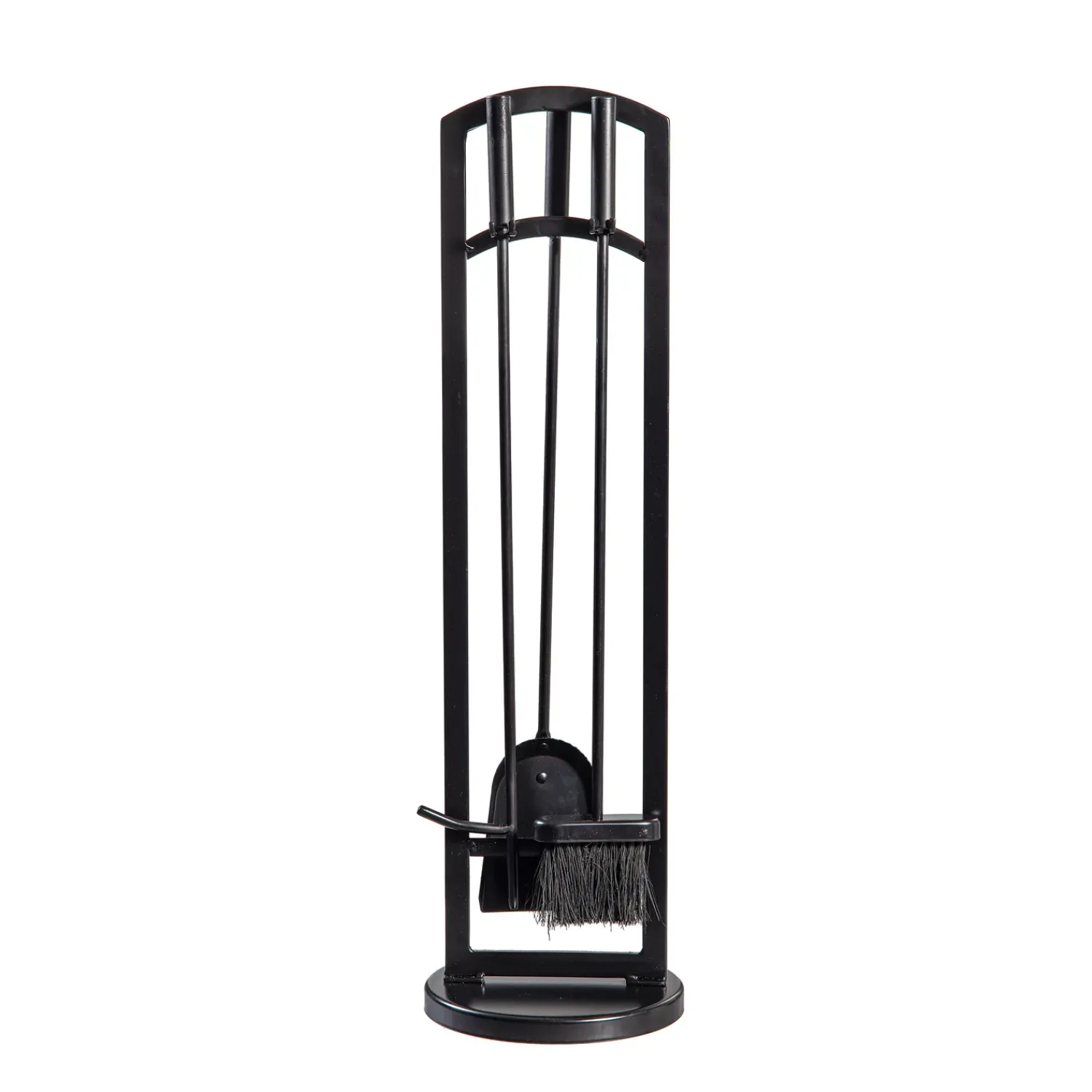 Plow & Hearth Wood Handling Tools|Wood Storage & Wood Racks>Arched 4 Piece Fireplace Toolset