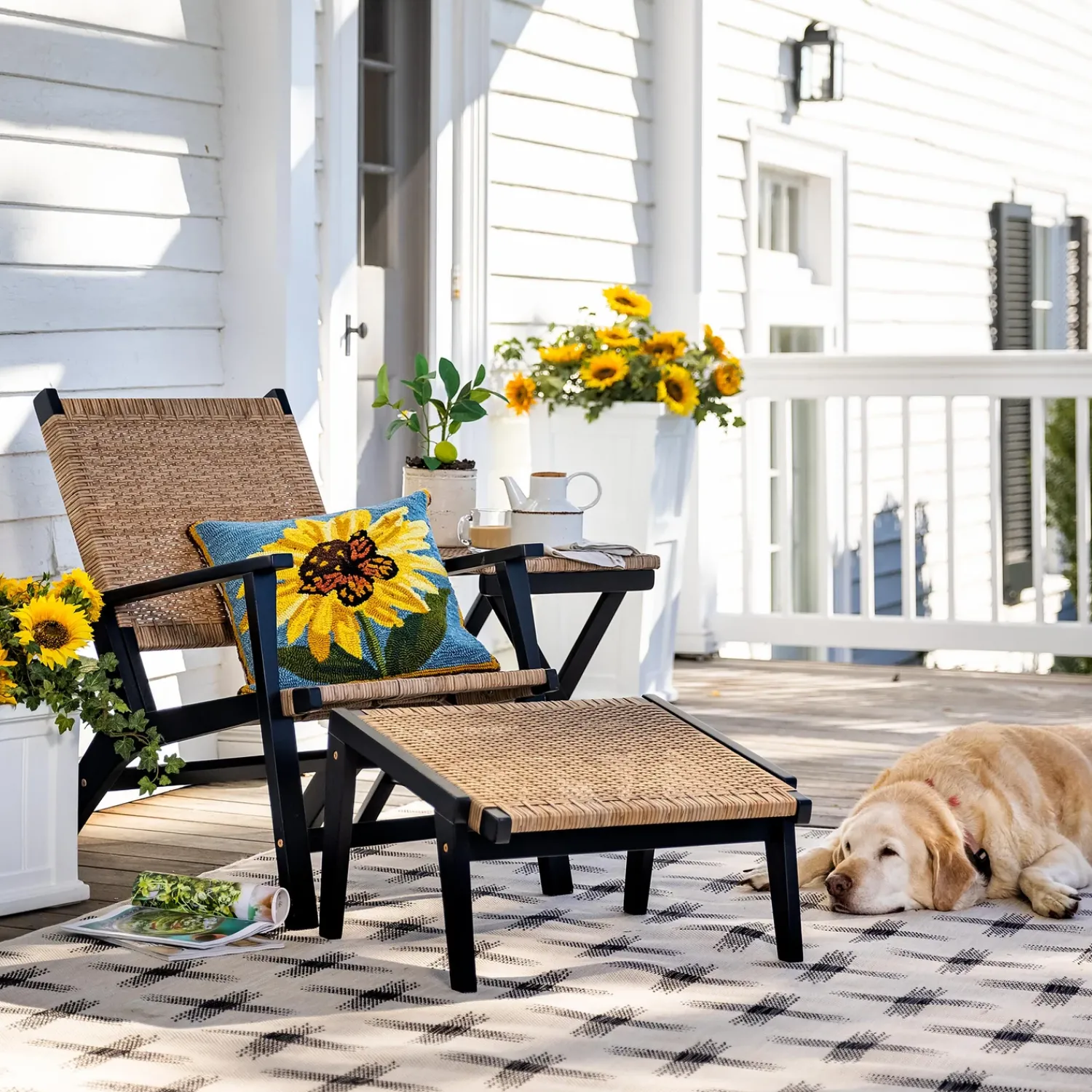 Plow & Hearth Area Rugs>Aurora Polypropylene Rug, 8' x 10' Ivory