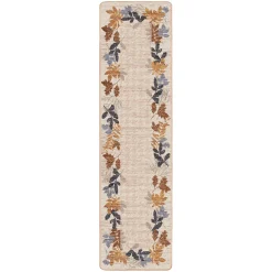 Plow & Hearth Runners>Autumn Bough EnduraStran Rug, 2' x 8' Runner Taupe