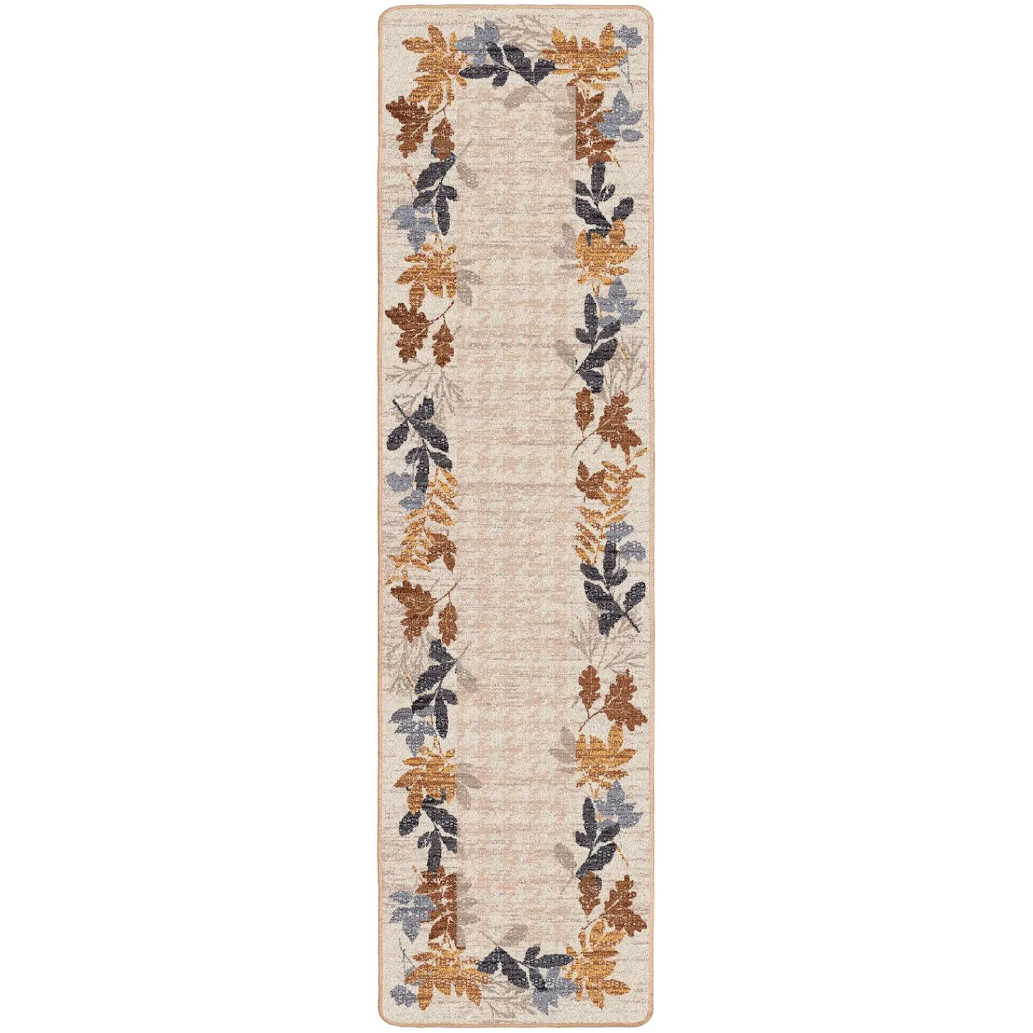 Plow & Hearth Runners>Autumn Bough EnduraStran Rug, 2' x 8' Runner Taupe