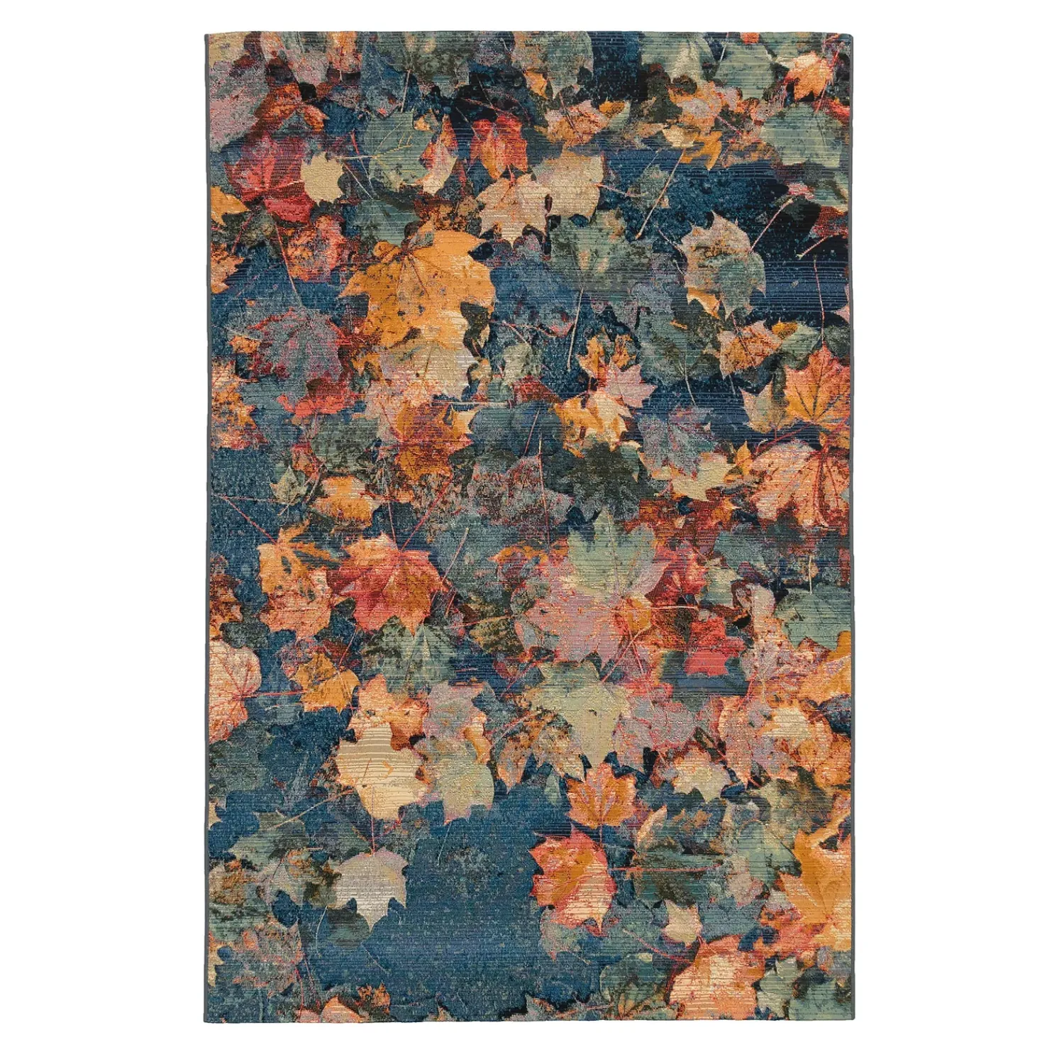 Plow & Hearth Area Rugs>Autumn Leaves Rug, 39" x 59"