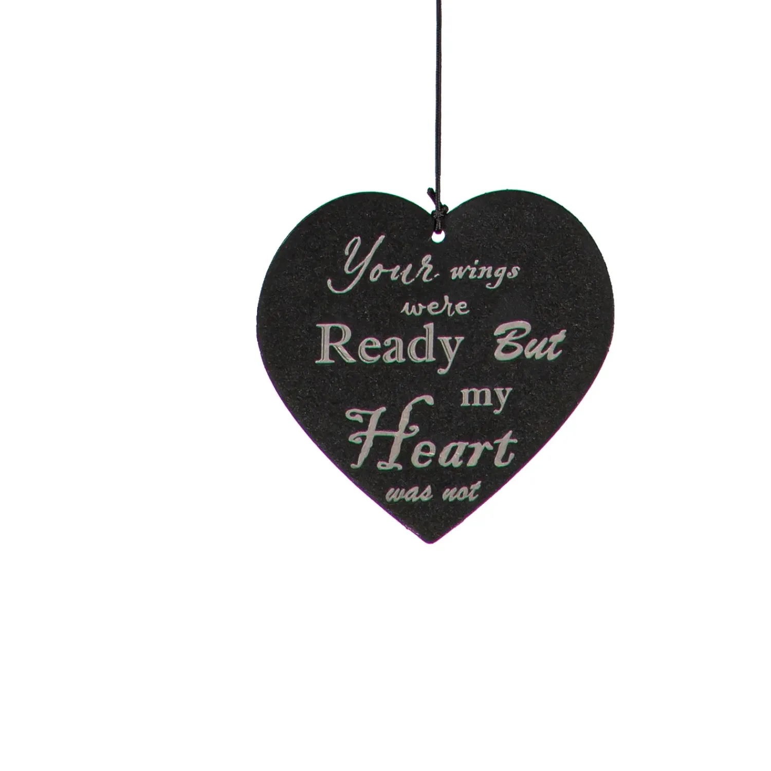 Plow & Hearth Wind Chimes & Mobiles|Memorial & Garden Plaques>Avria Hand Tuned Chime, "Your Wings were Ready", 30"