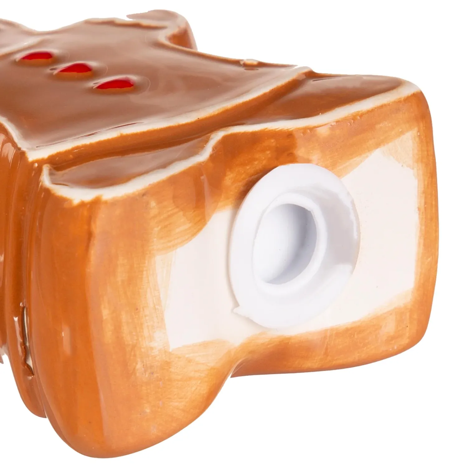 Plow & Hearth Salt & Pepper Shakers>Baking Spirits Bright Salt and Pepper Shaker Ceramic Gingerbread, Set