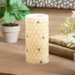 Plow & Hearth Decorative Accents|Candles & Lanterns>Battery-Operated Flameless Bee Candle