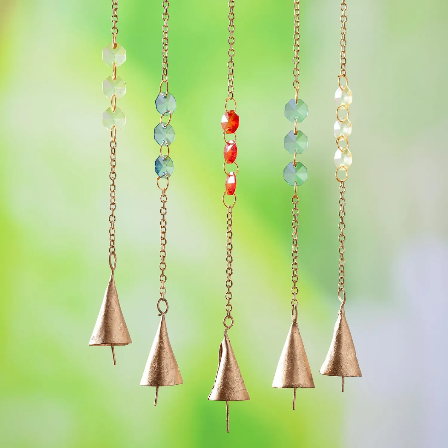 Plow & Hearth Wind Chimes & Mobiles>Beaded Butterfly Wind Chime