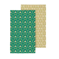 Plow & Hearth Kitchen Linens>Bee Deco Quick Dry Kitchen Towel, 18" x 30"