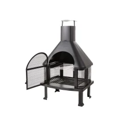 Plow & Hearth Fire Pits|Fire Pits>Black Outdoor Firehouse