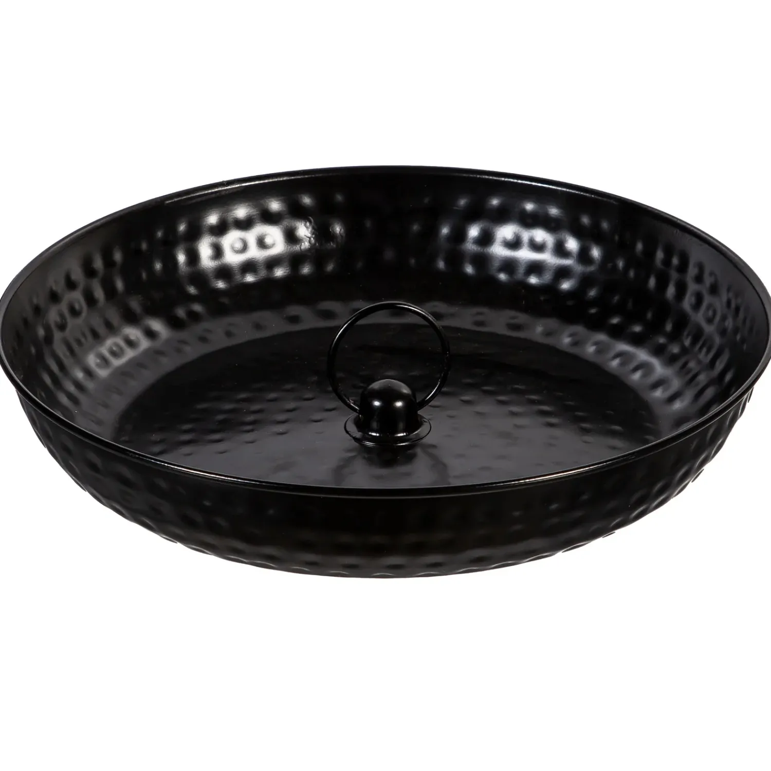 Plow & Hearth Wind Chimes & Mobiles>Black Textured Rain Chain Basin