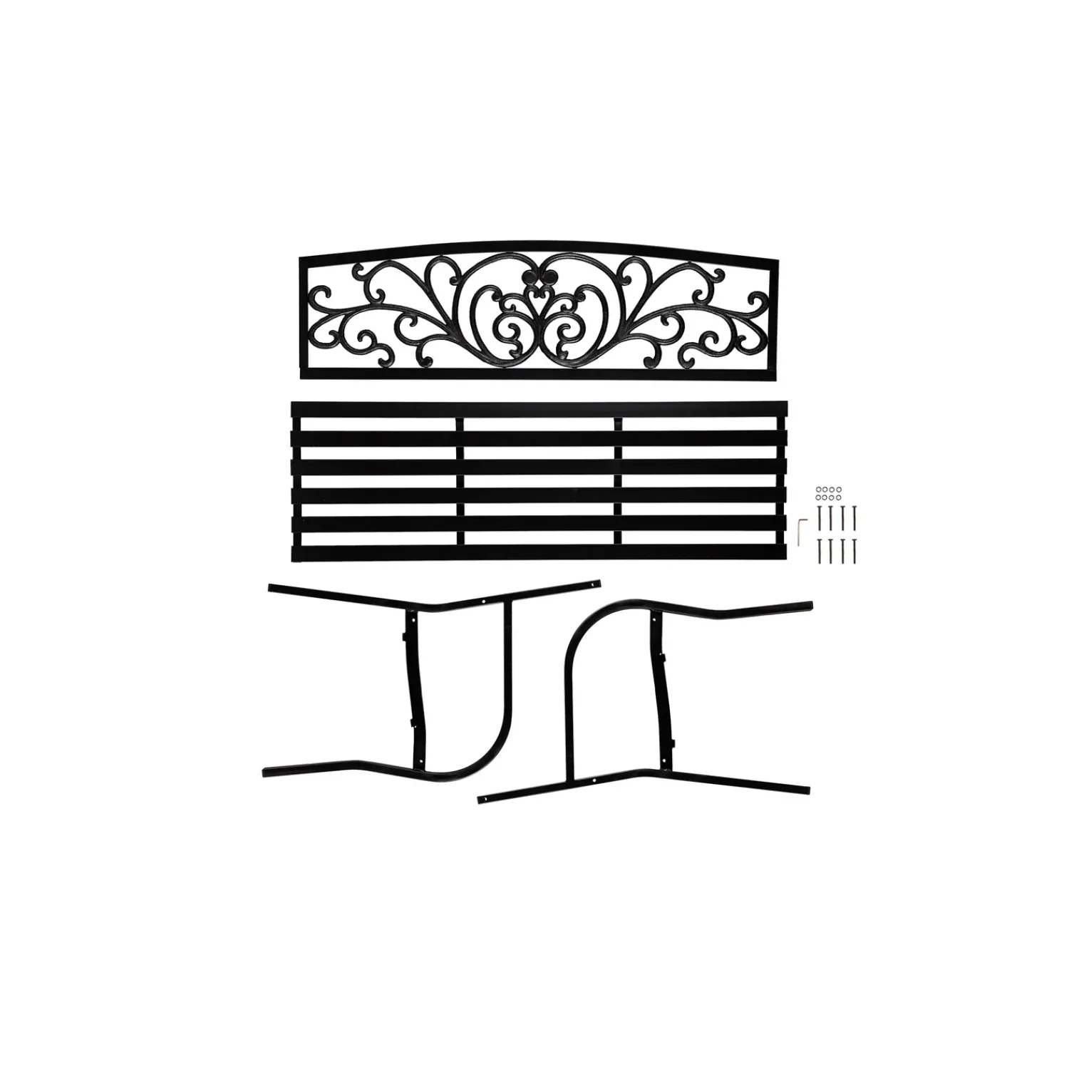 Plow & Hearth Outdoor Benches>Blooming Metal Garden Bench
