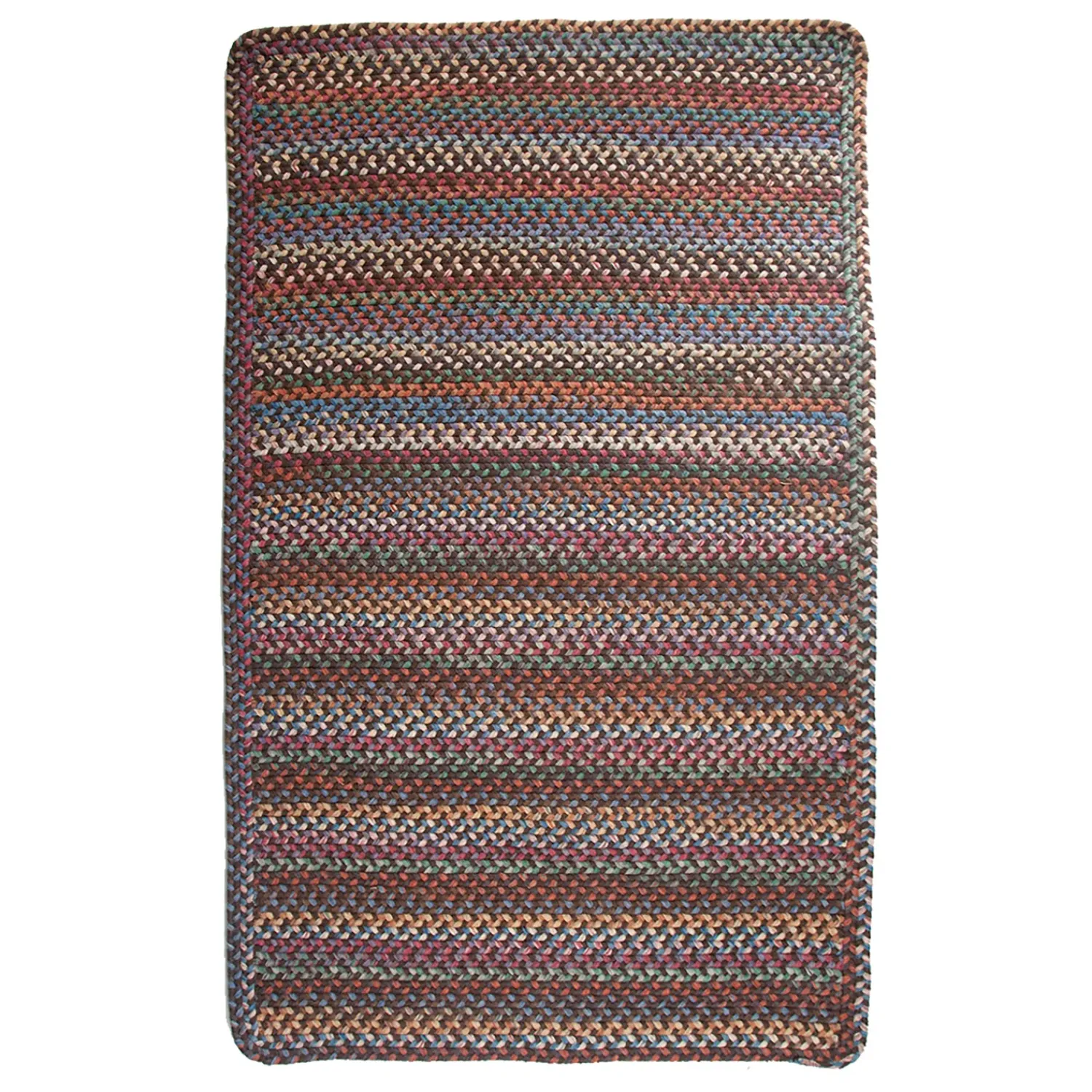 Plow & Hearth Area Rugs>Blue Ridge Rectangle Wool Braided Rug, 7' x 9'