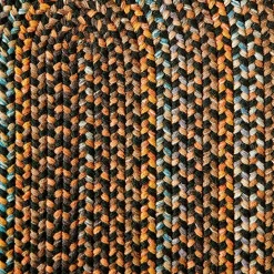 Plow & Hearth Area Rugs>Blue Ridge Wool Oval Braided Rug, 2' x 3'