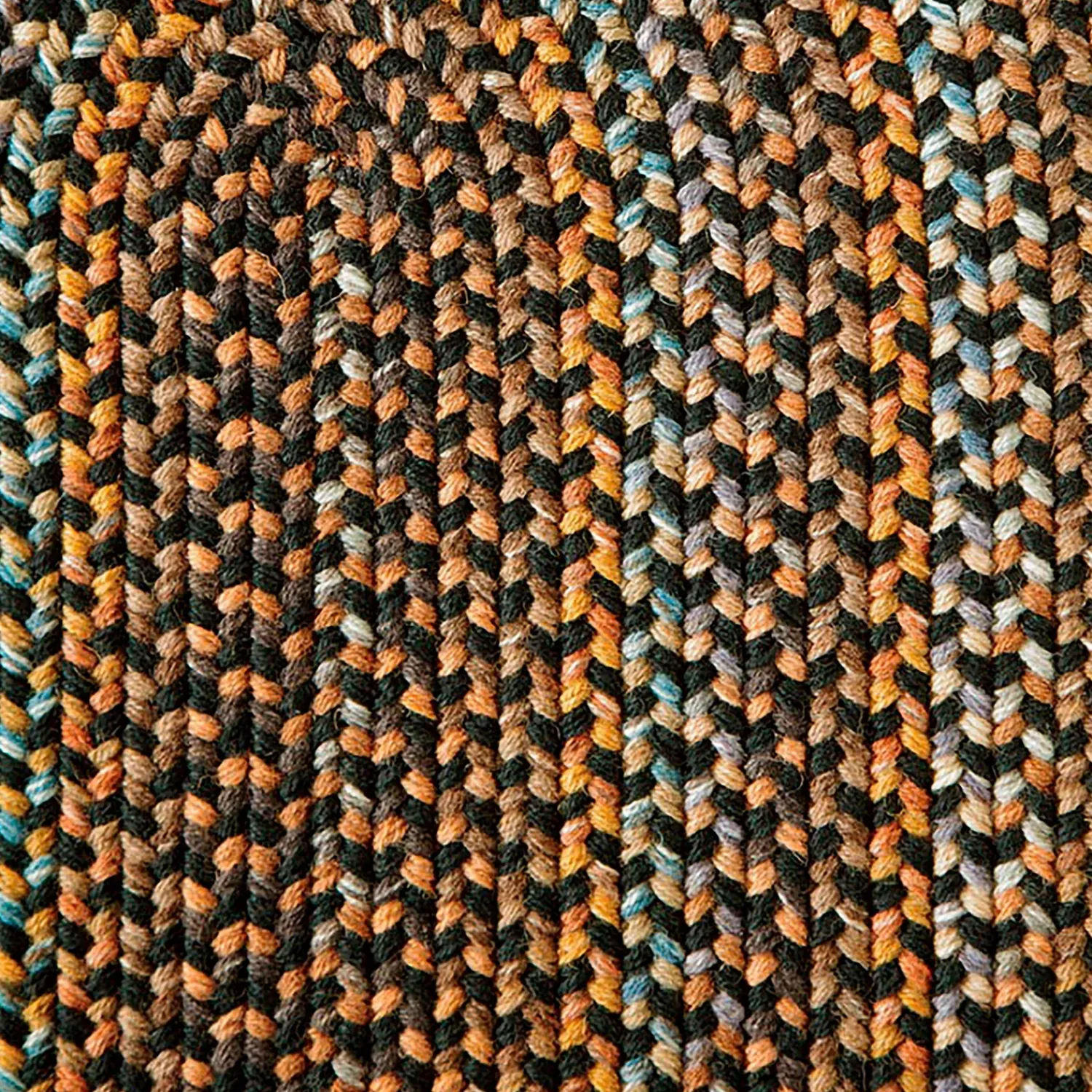 Plow & Hearth Area Rugs>Blue Ridge Wool Oval Braided Rug, 2' x 3'