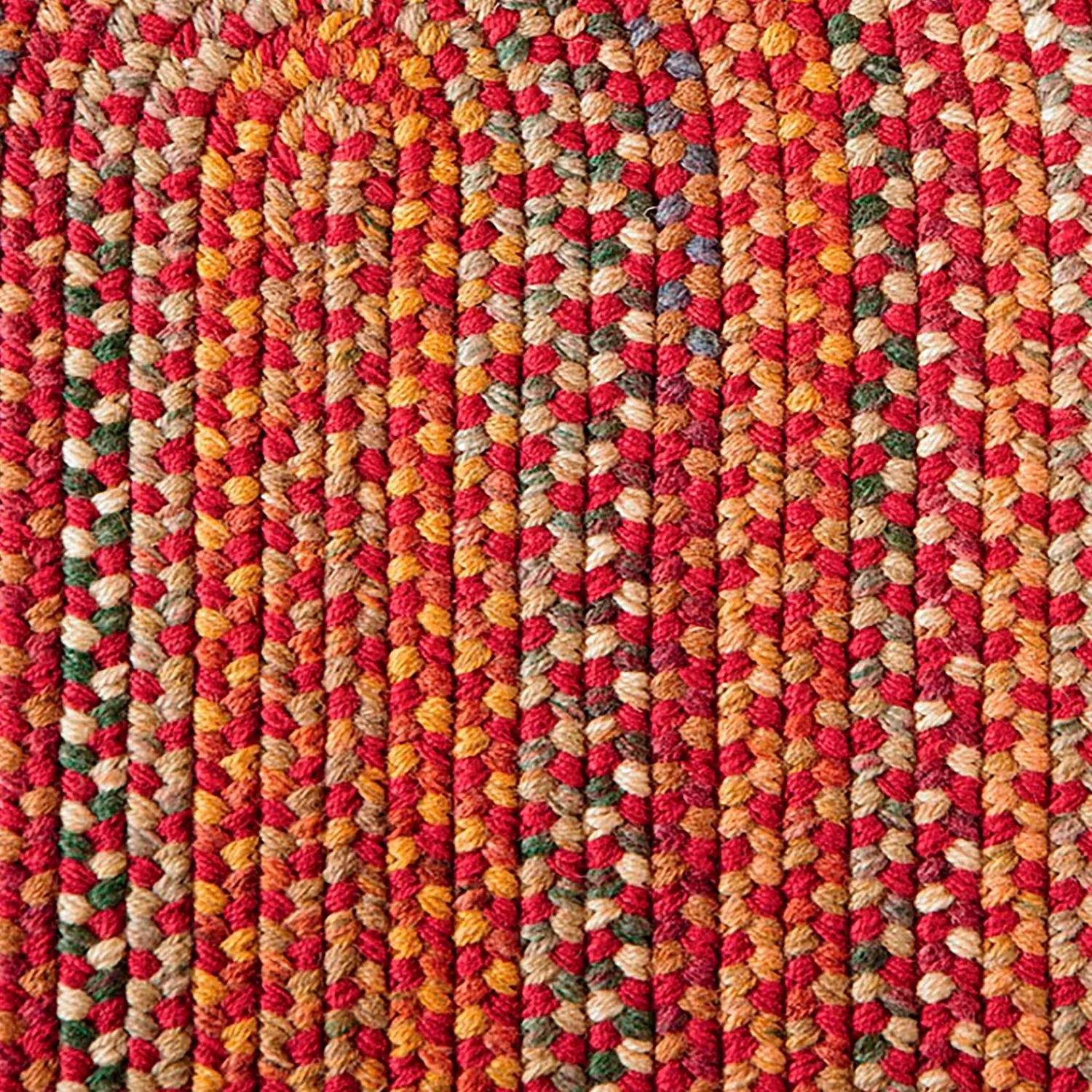 Plow & Hearth Area Rugs>Blue Ridge Wool Oval Braided Rug, 2' x 3'