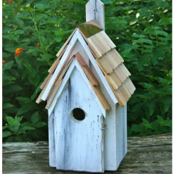 Plow & Hearth Birdhouses>Bluebird Manor Cypress Birdhouse