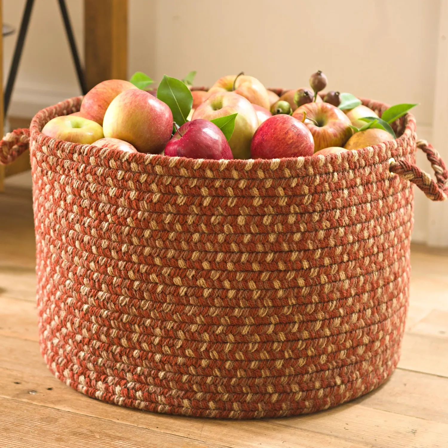 Plow & Hearth Chests & Storage Cabinets|Canisters & Storage>Braided Polypro Roanoke Basket with Handles