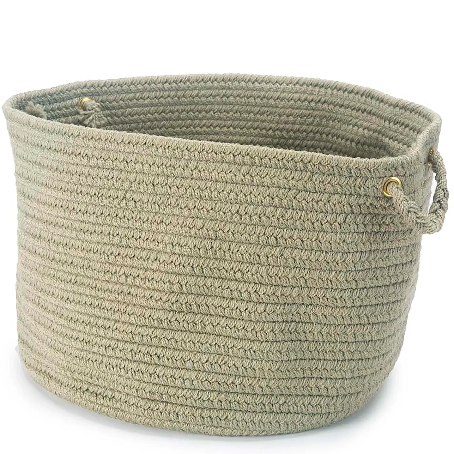 Plow & Hearth Chests & Storage Cabinets|Canisters & Storage>Braided Polypro Roanoke Basket with Handles