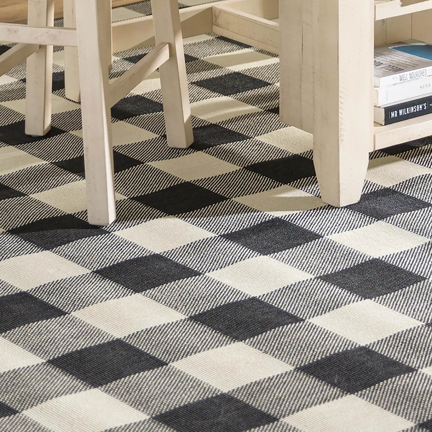 Plow & Hearth Area Rugs>Buffalo Plaid Indoor and Outdoor Polypropylene Rug, 3'7" x 5'6"