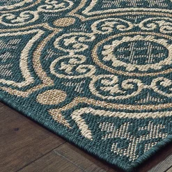 Plow & Hearth Area Rugs>Cambridge Circles Indoor/Outdoor Rug, 3'3" x 5'