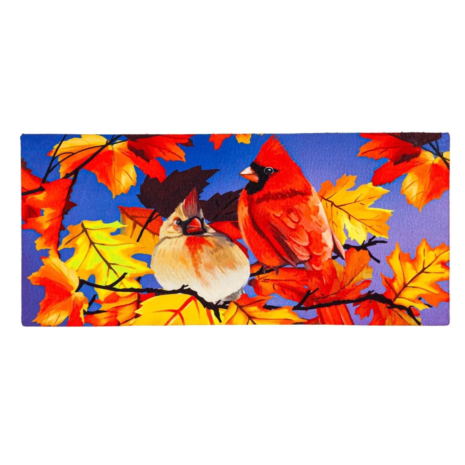 Plow & Hearth Interchangeable Mats>Cardinal Friends Sassafras Switch Mat