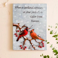 Plow & Hearth Wall Art>CARDINAL WALL ART