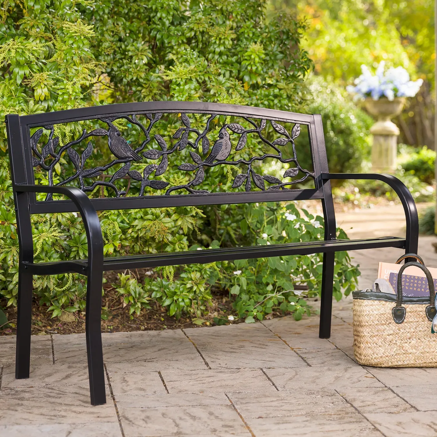 Plow & Hearth Outdoor Benches>Cardinals Metal Garden Bench