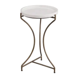 Plow & Hearth Accent Tables>Carissa Marble Accent Table