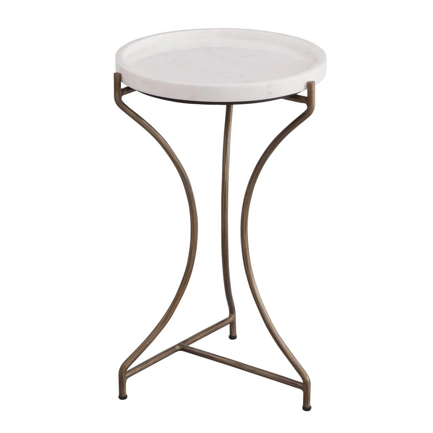 Plow & Hearth Accent Tables>Carissa Marble Accent Table