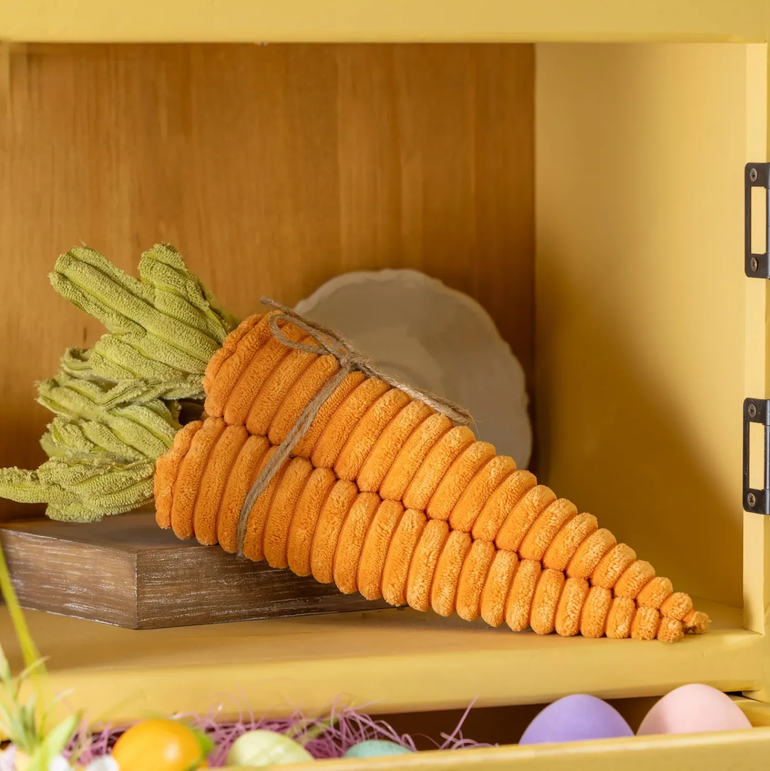 Plow & Hearth Decorative Accents>Carrot Bundle Fabric Table Decor, 13"H