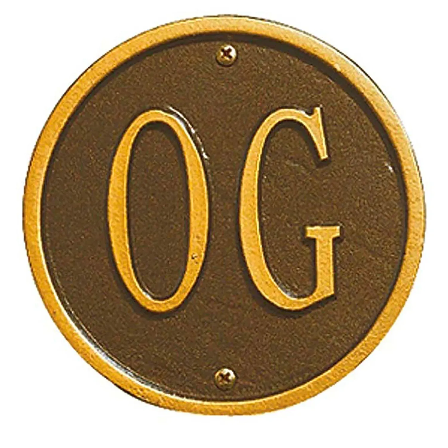 Plow & Hearth Address Signs & Wall Plaques>Cast Aluminum Monogram Welcome Plaque With Monogram