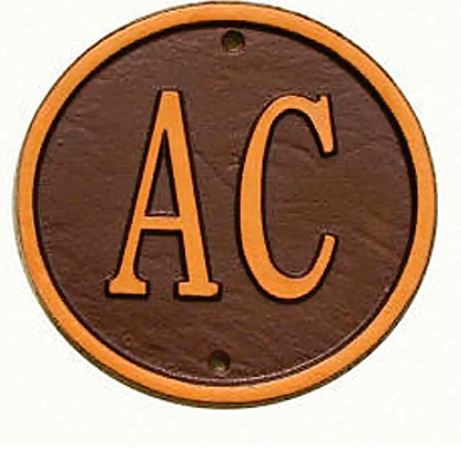Plow & Hearth Address Signs & Wall Plaques>Cast Aluminum Monogram Welcome Plaque With Monogram