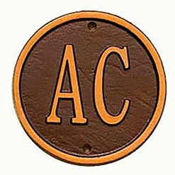 Plow & Hearth Address Signs & Wall Plaques>Cast Aluminum Personalized Pine Welcome Wall Plaque