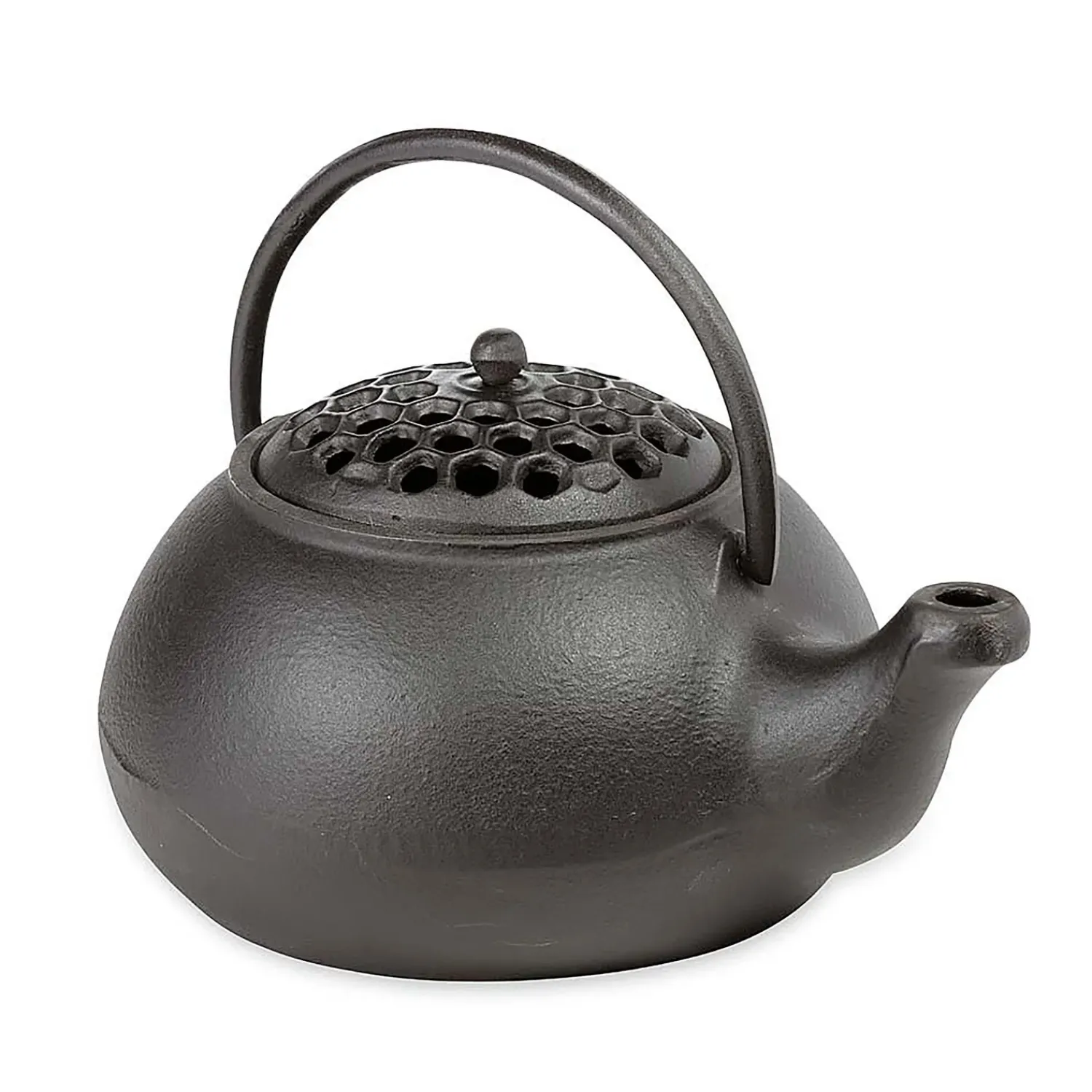 Plow & Hearth Woodstove Steamers>Cast Iron Wood Stove Kettle Steamer with Lattice Design Black