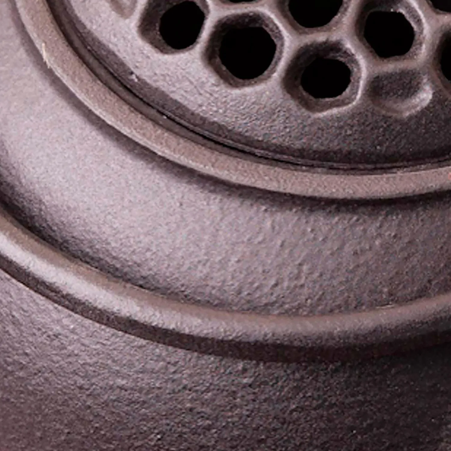Plow & Hearth Woodstove Steamers>Cast Iron Wood Stove Kettle Steamer with Lattice Design Black