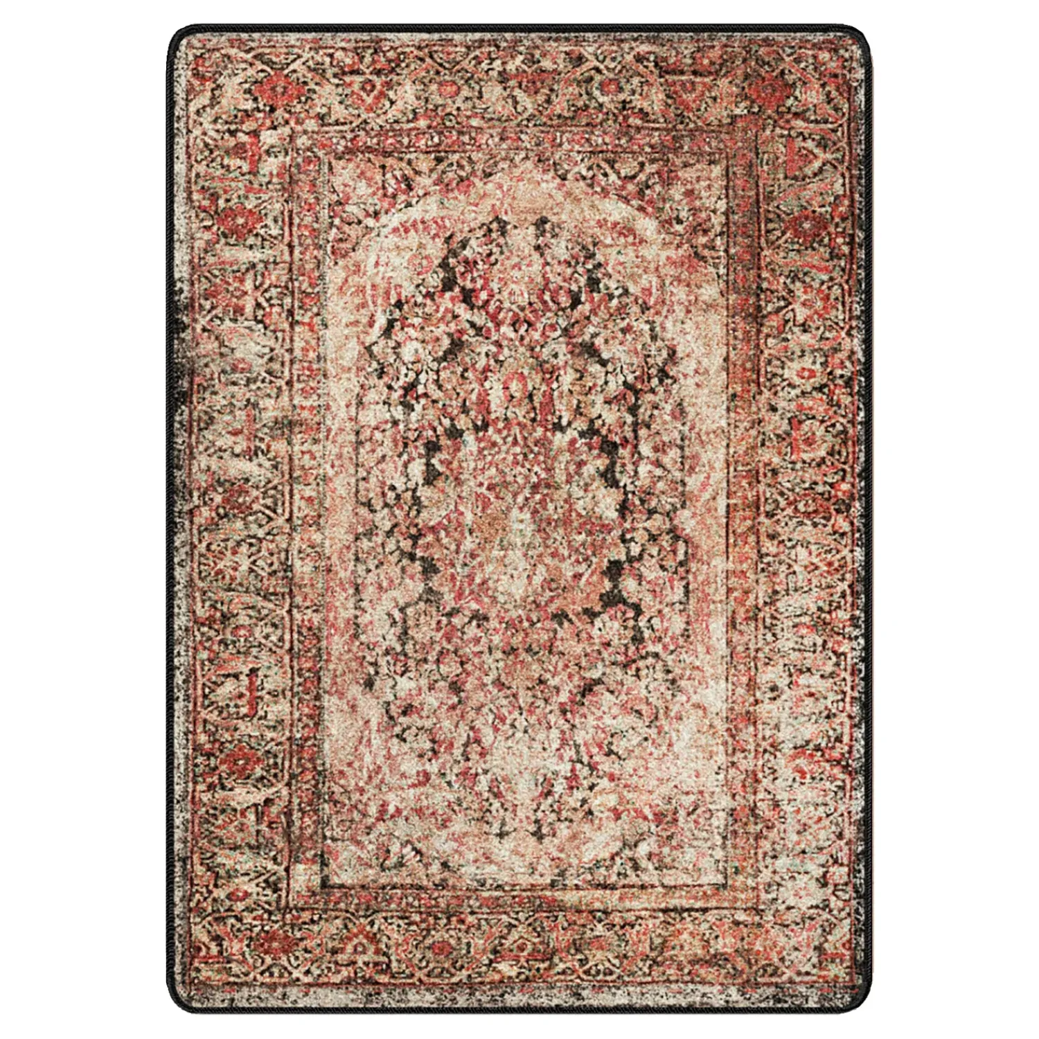 Plow & Hearth Area Rugs>Cayce EnduraStran® Rug, 3'10" x 5'4" Blush