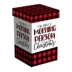 Plow & Hearth Travel Cups>Ceramic FLOMO 360 Travel Cup, 17 oz., I'm only a morning person on Christmas
