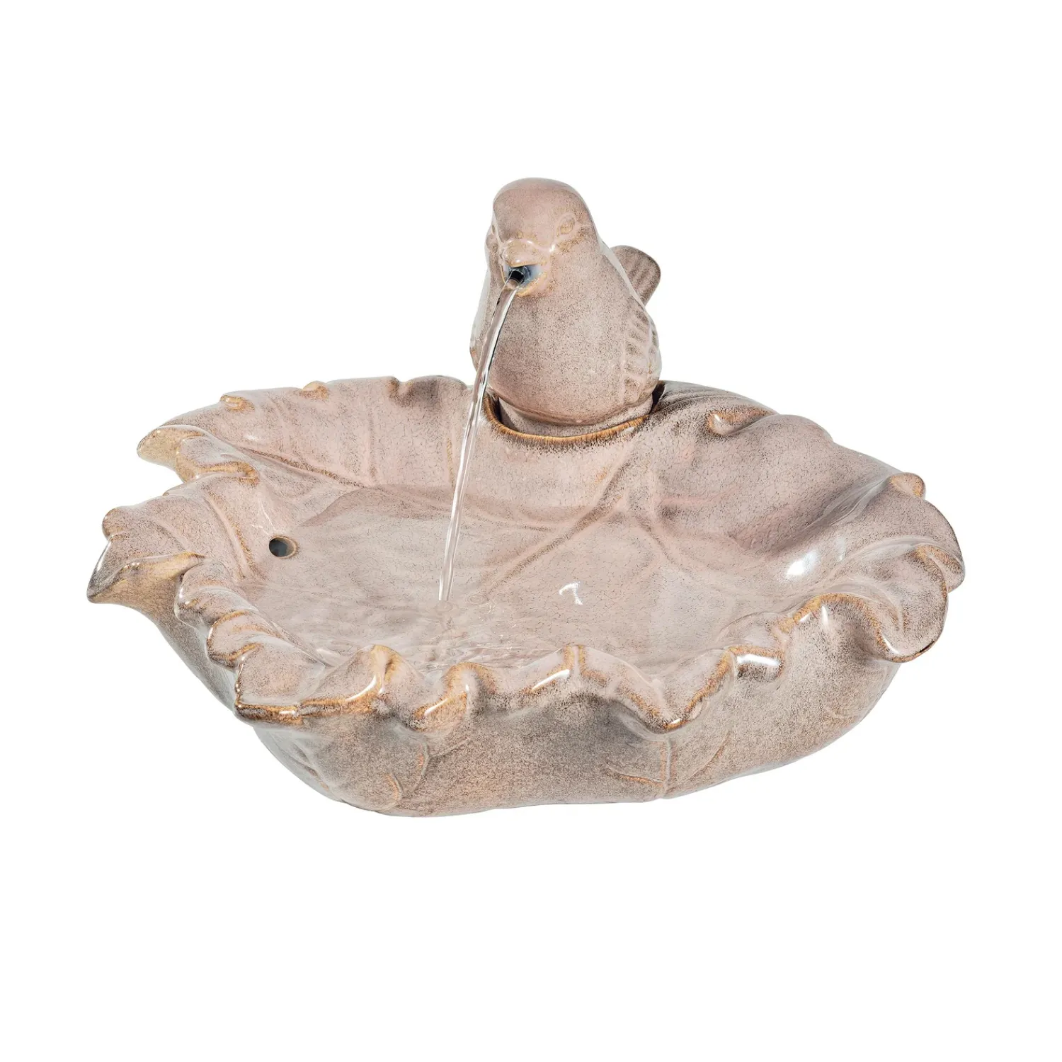 Plow & Hearth Decorative Accents>Ceramic Tabletop Bird Fountain