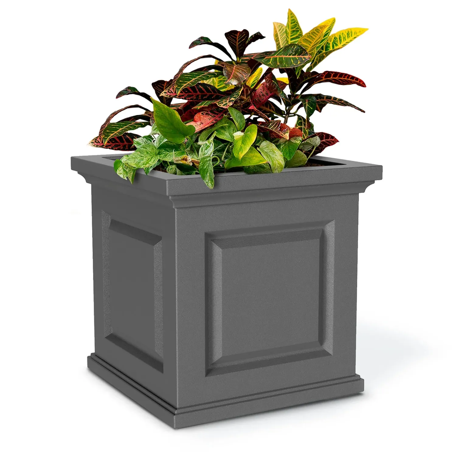 Plow & Hearth Planters & Plant Stands>Chadwick Self-Watering Planter, 20" sq.