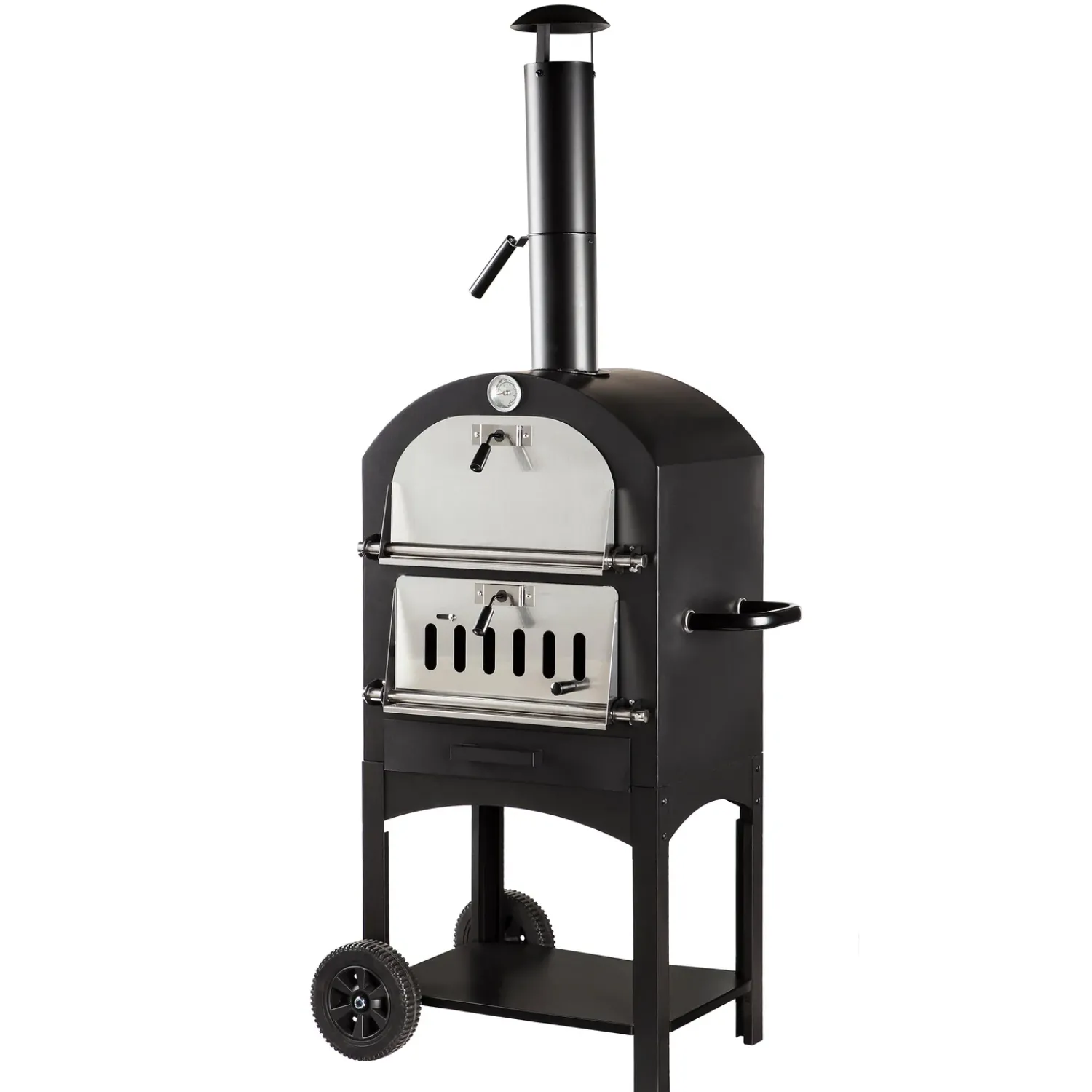Plow & Hearth Pizza Ovens|Wood Burning Fire Pits>Charcoal Grill/Oven